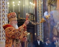 Божественная литургия в день тезоименитсятва Святейшего Патриарха Кирилла